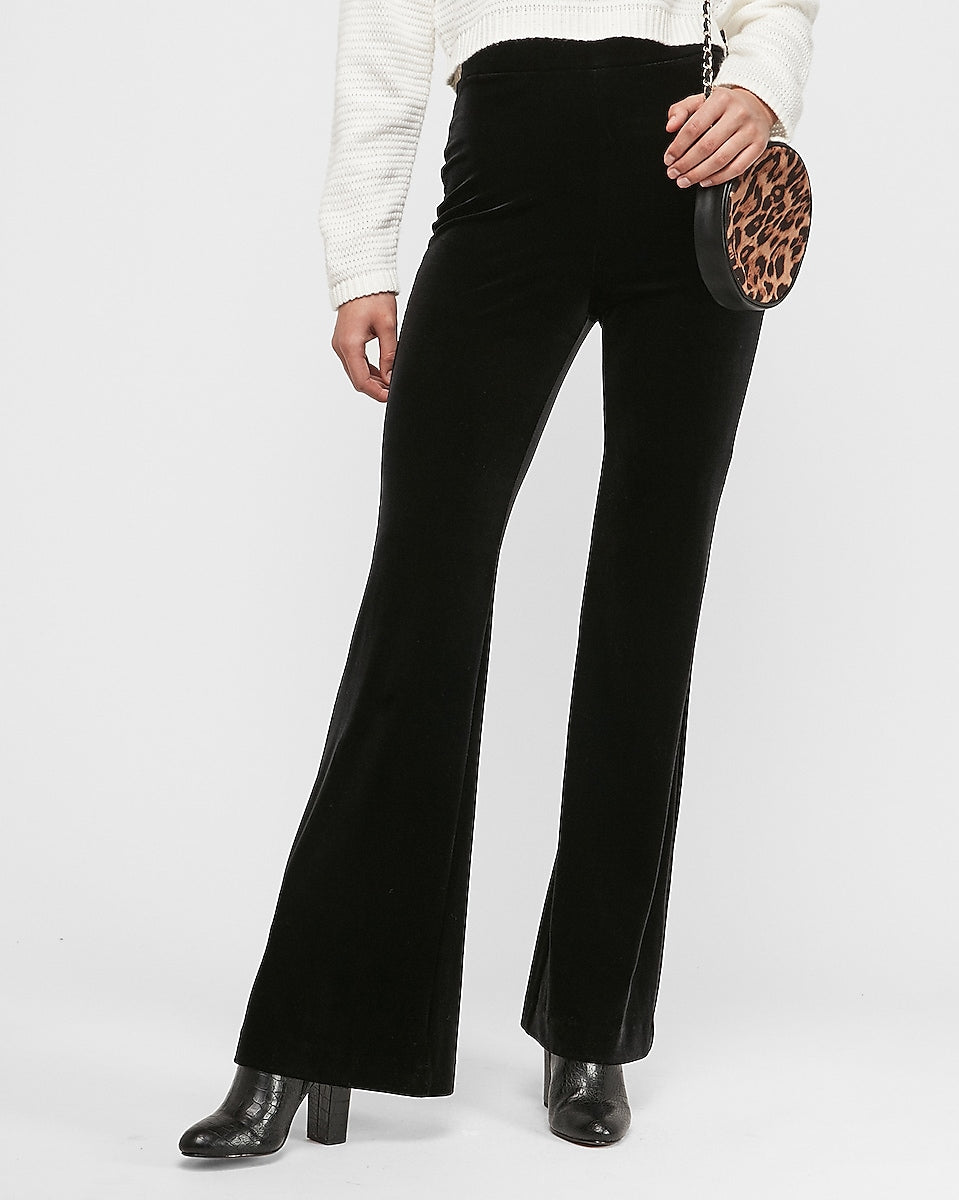 super high waisted flare pants