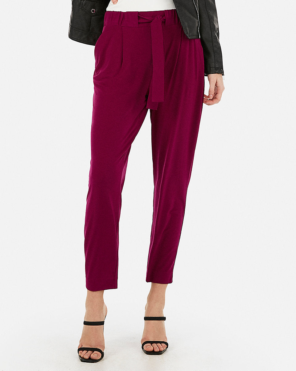 express mid rise ankle jogger pant