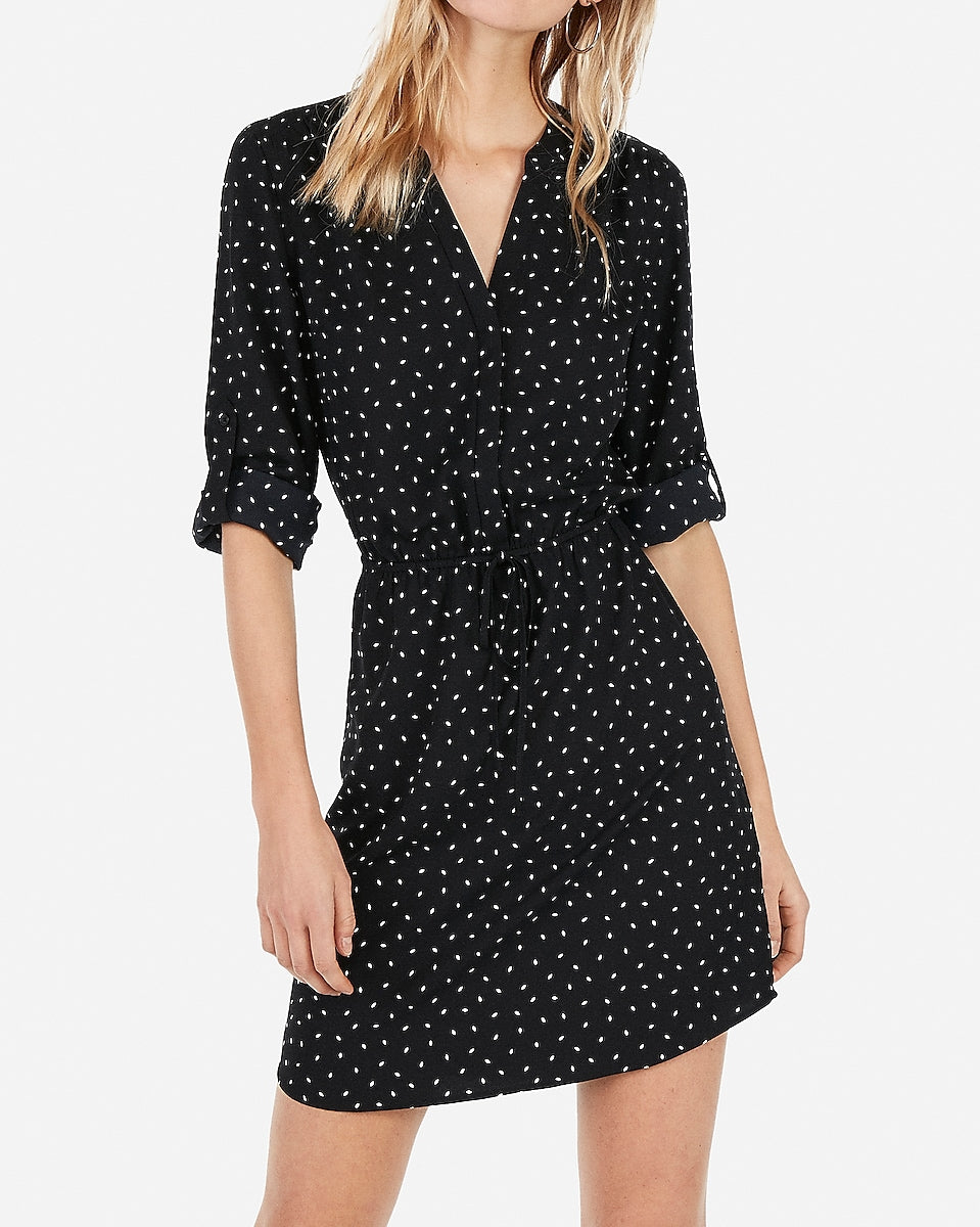 express dresses black and white