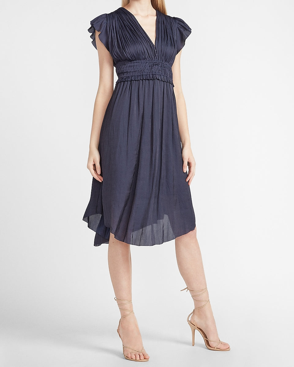 express navy blue dress