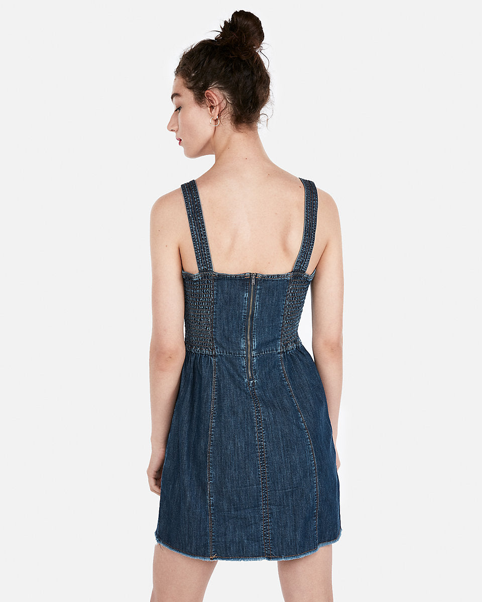 express denim dress