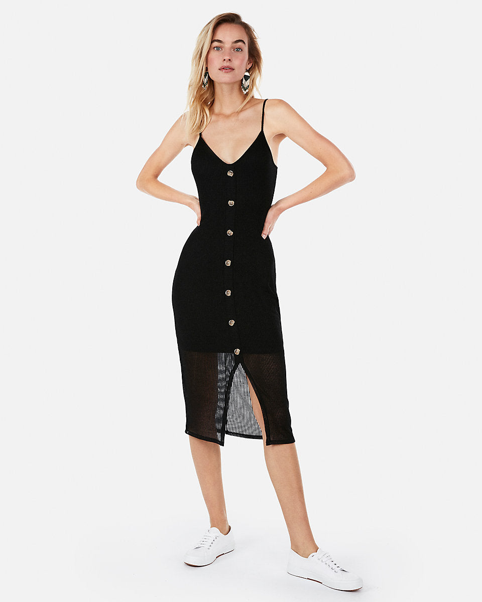 express black midi dress