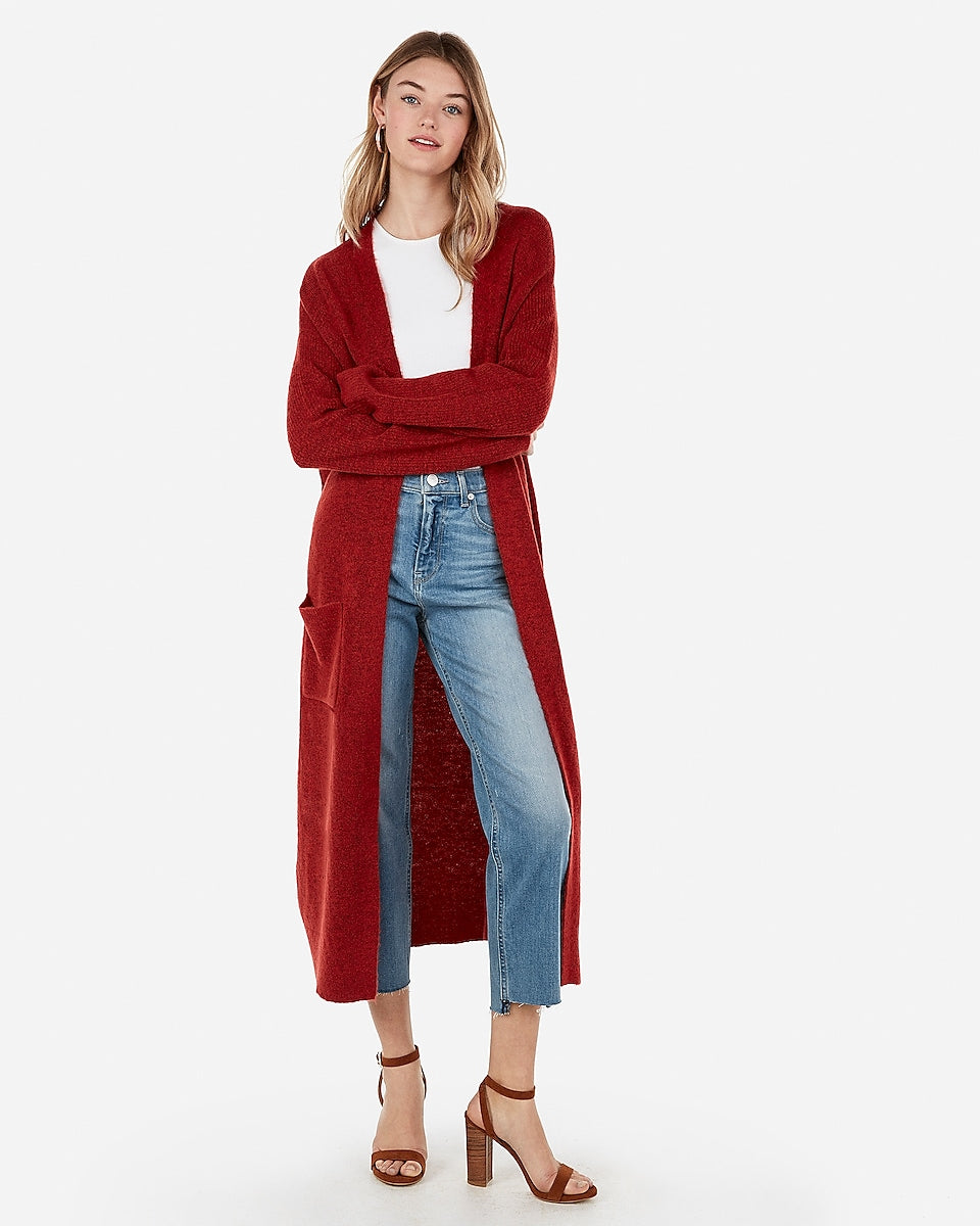 Ribbed Duster Cardigan