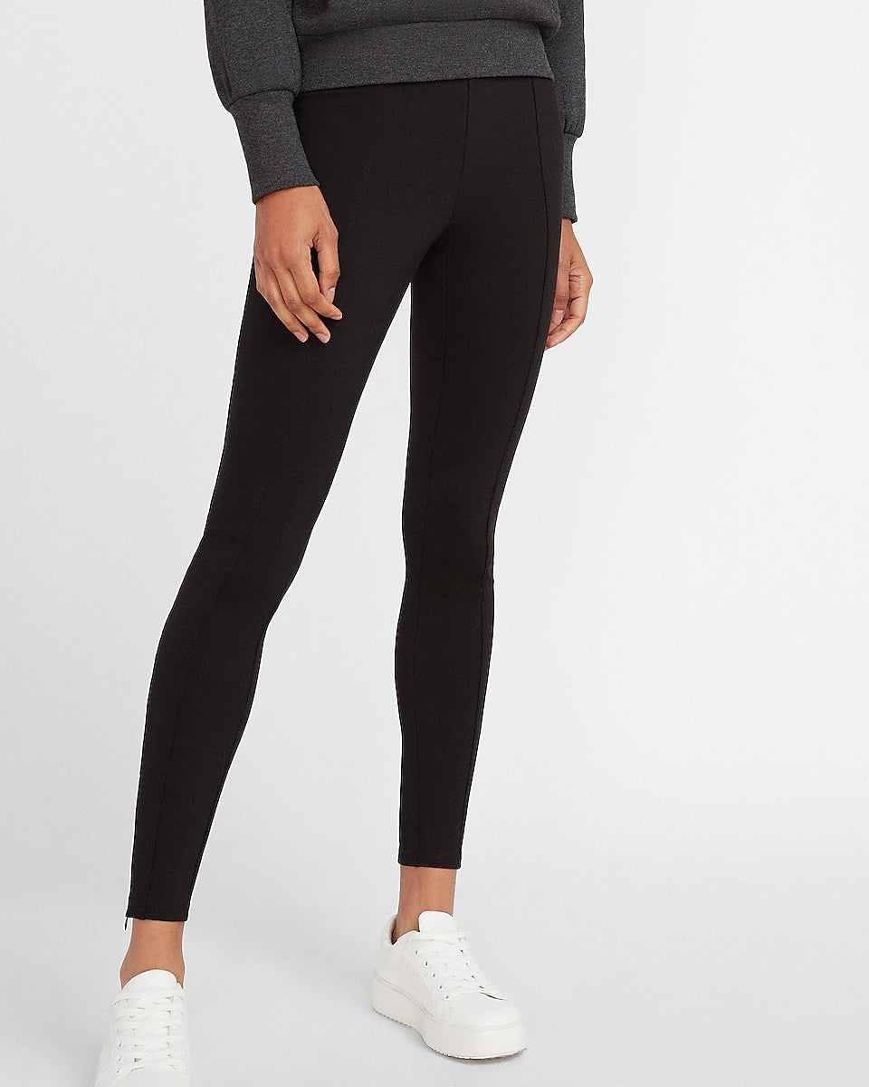 Super High Waisted Seamed Active Leggings | Express