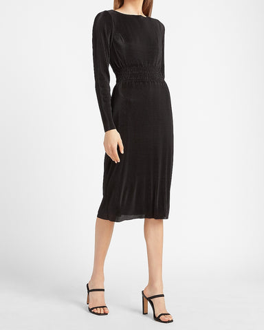 express satin strappy sheath dress