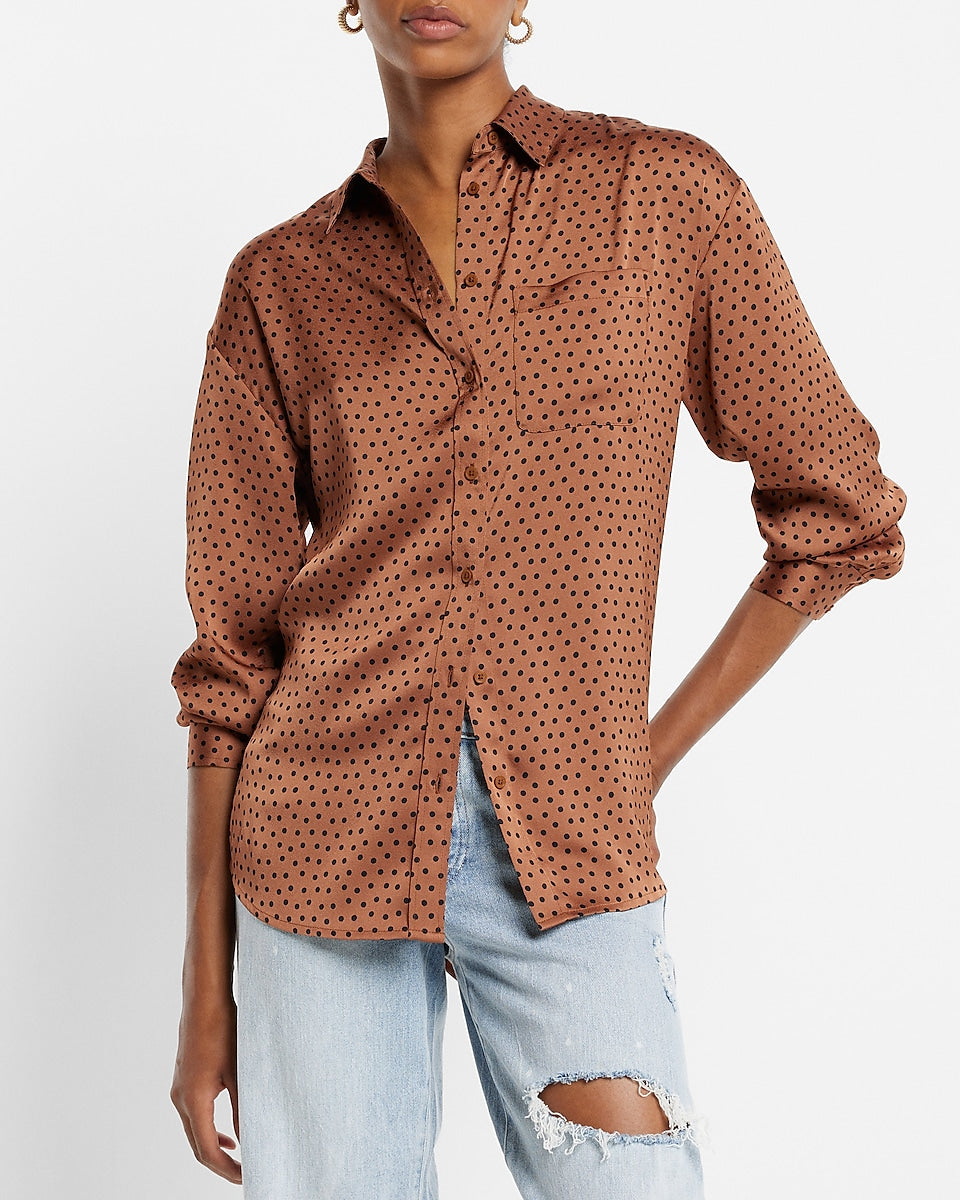 Women's Shirts- Satin & Button Down Shirts - Express