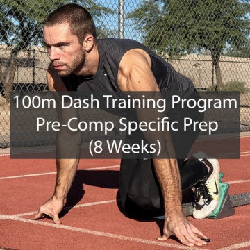 100m Dash Sprint Training Program 8 Week Spp Athlete X Sprinting Workouts Training For Speed Power