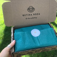 Recycled packaging Betina Roza