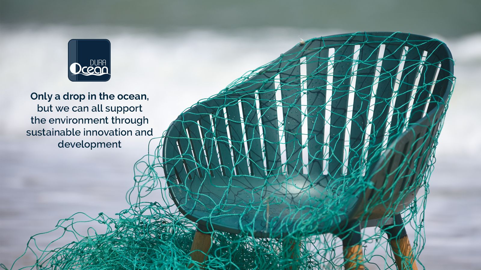 LifestyleGarden DuraOcean Environmentally Friendly Recycled Plastic Fishing Nets Chair Technology