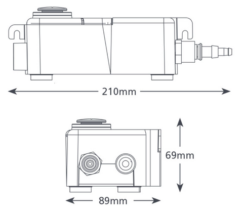 Bomba de evacuación de condensado Mini Tank Aspen Pumps