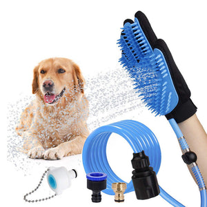 dog brush glove