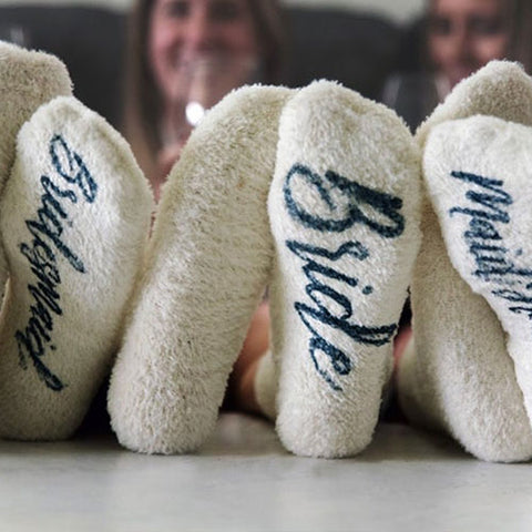 Bridal fuzzy socks