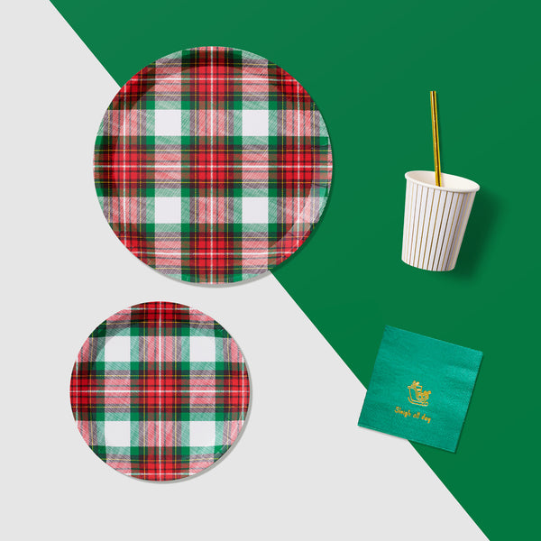 Winter Plaid Tableware Set by Coterie