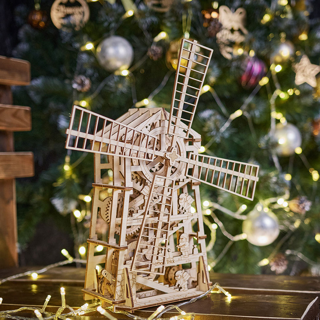 WindMill---3D-wooden-mechanical-model-kit-by-WoodTrick.