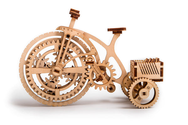 The Bicycle is one of the first 3D wooden mechanical models