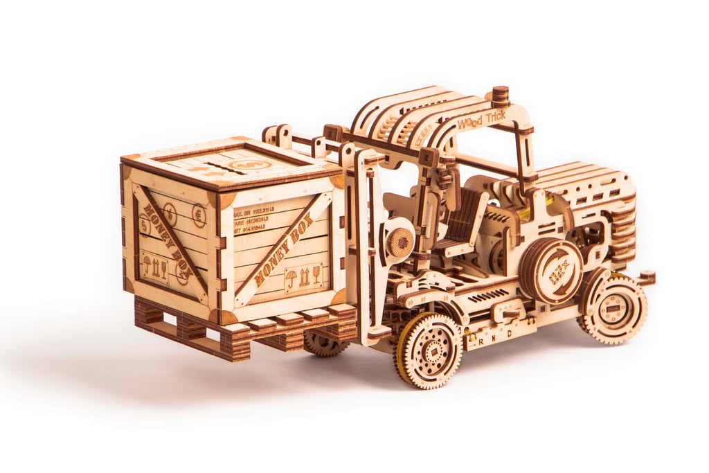 Wooden mechanical model, 3D puzzle, for children and adults. Perfect gift for him. Learning game, Educational toy, Wooden toys