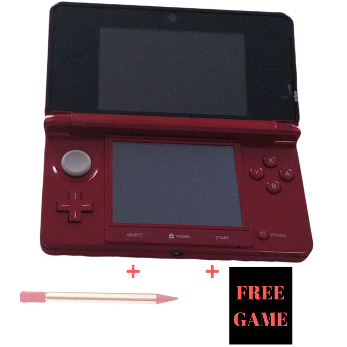 3DS Wireless Hand Held Console CTR-001 Gaming System Bundle W —