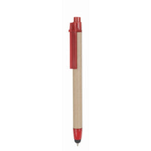 Carica l&#39;immagine nel visualizzatore di Gallery, RECYTOUCH - rosso - SCRIVERE - Midocean - Pen, Penna Automatica In Cartone Mo8089, Writing