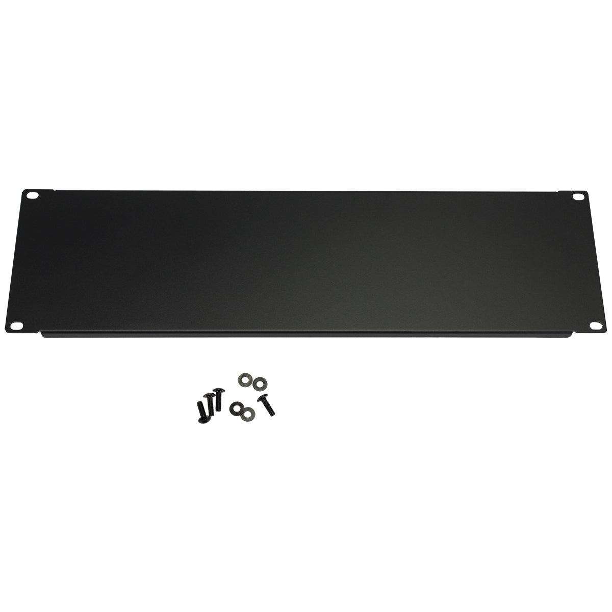 1U 19-Inch Rack Mount Cable Management Panel with Brush