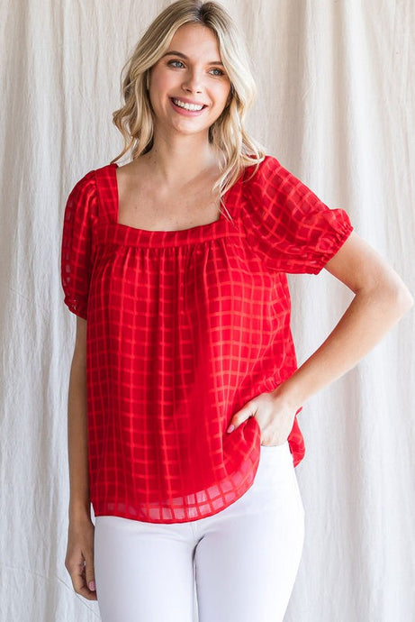 Breezy Afternoon Square Neck Top