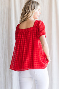 Breezy Afternoon Square Neck Top