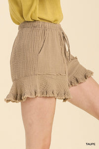 Soft Wash Cotton Gauzy Shorts