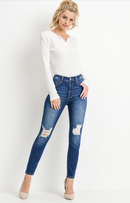 High Waist Vintage Mom Jean