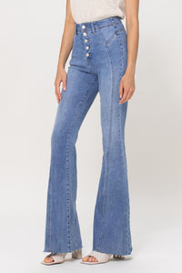 Cello Denim High Rise Flared Denim