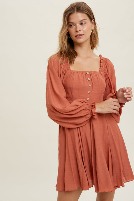 Boho Vibes A-Line Dress