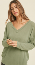 Load image into Gallery viewer, Mood Changing Ruched Knit Sweater