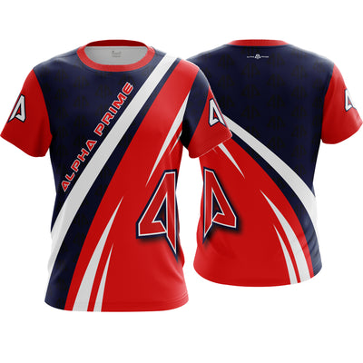 blue and red jersey