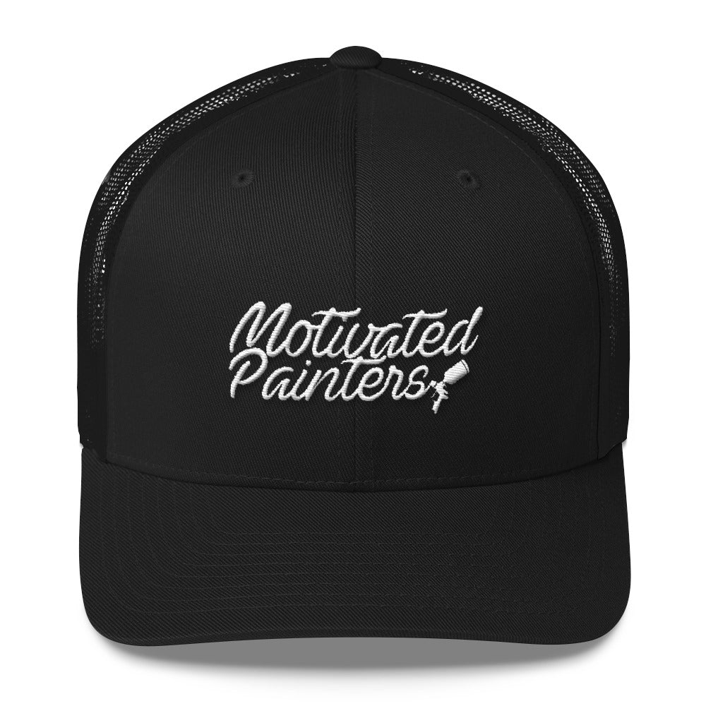 Download Motivated Painters Trucker Cap - White Lettering