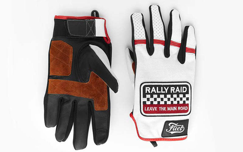 Fuel Motorcycles Rally Raid Patch motorcycle gloves.