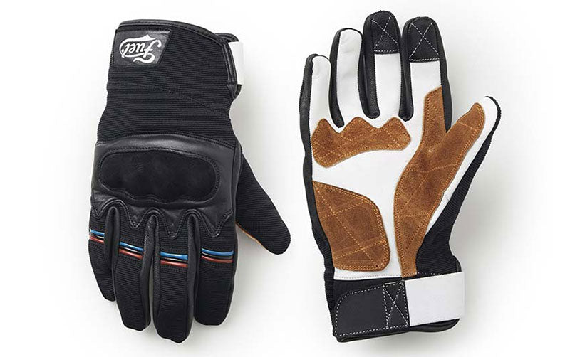 Rally raid motorcycle gloves from Fuel Motorcycles.