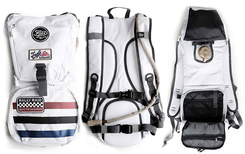 Fuel Motorcycles Rally Raid Hydration Pack.
