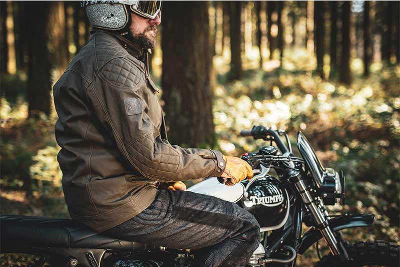 Age of Glory brown Mission waxed cotton jacket.