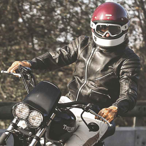vintage brown motorcycle leather jacket age of glory