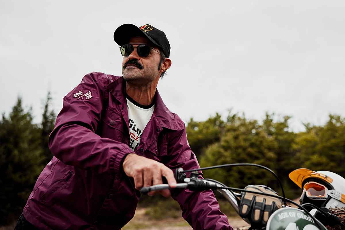 Burgundy Age of Glory Roadie Jacket.