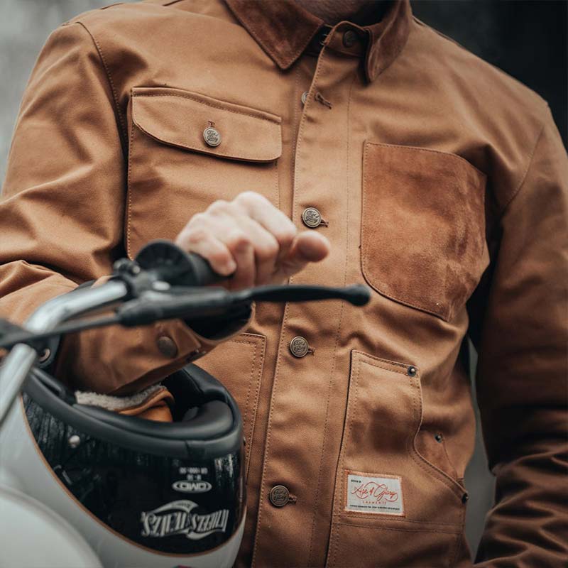 Veste moto vintage Craftsman Age of Glory.