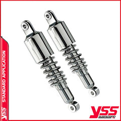 yss-rd222-300p-08-18 18 chrome springs chrome covers 100mm