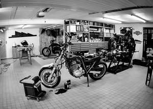blackpines cafe racer workshop