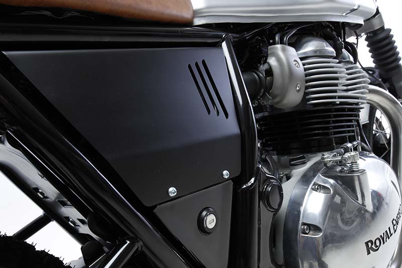 Hedgehog side covers for Royal Enfield 650.