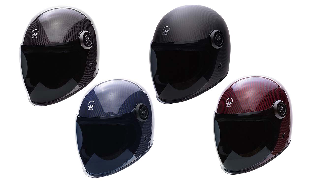 4 colors for the Mârkö Dark Side full face helmet.