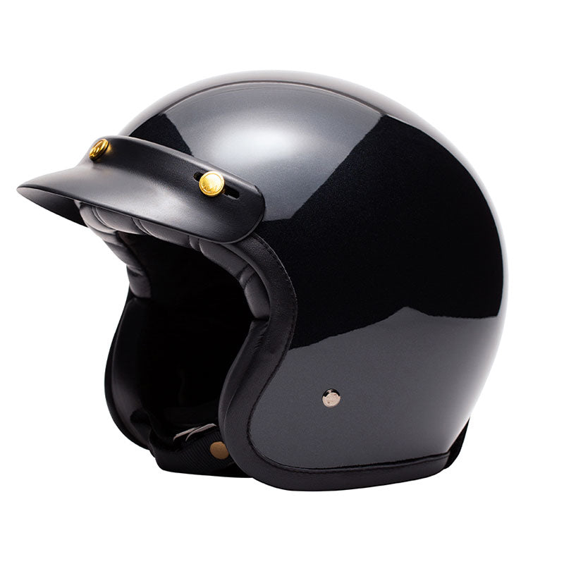 Autocollants réfléchissants noirs Classic Black pour casque moto