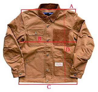 Guide des tailles de la veste Craftsman