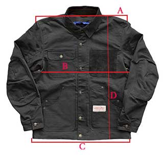 Craftsman Age of Glory Jacket Size Guide.