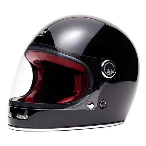 Full Moon Fuel Motorcycles Full Face Helmet