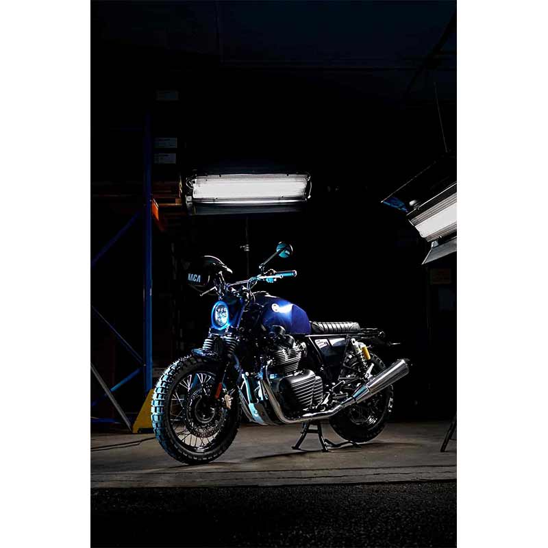 Bonvent Motorräder Midnight Blue Super Scrambler Kit.