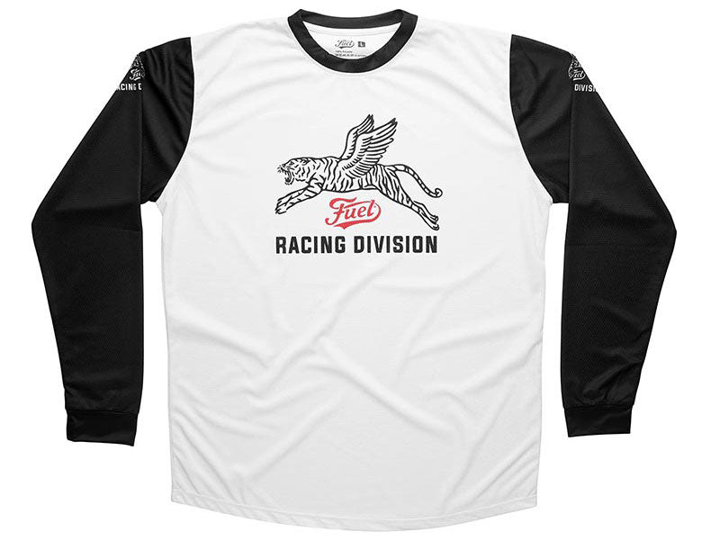 White Racing Division jersey.