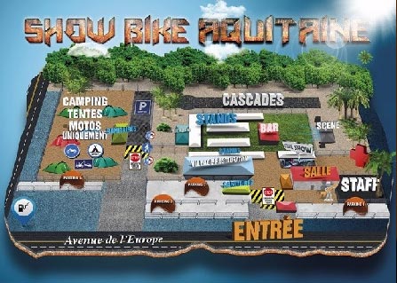 Map Show Bike Aquitaine